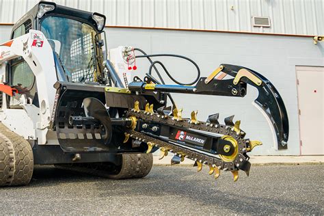 mclaren skid steer attachments|rotary tiller skid steer attachment.